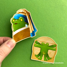 Load image into Gallery viewer, Frog Mail | Fine Art Sticker Flakes
