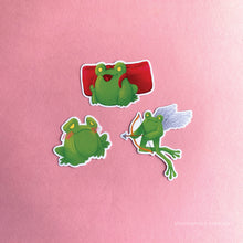 Load image into Gallery viewer, Frog Mail | Valentine Sticker Flakes
