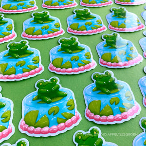 Frog Mail | Froggy cake Vinyl Sticker Flake