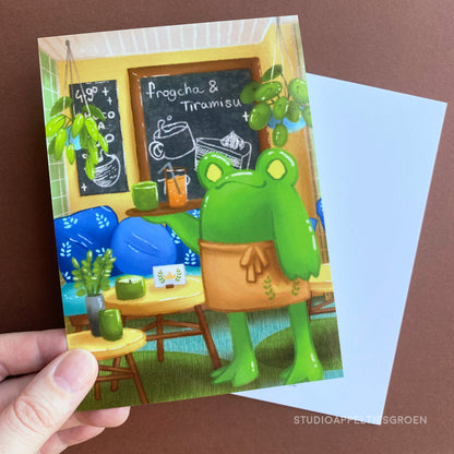 Postcard | Cafe du frog