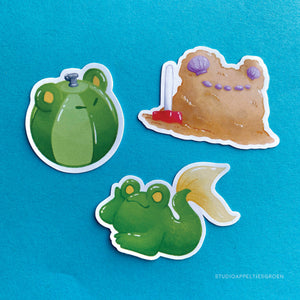 Frog Mail | Beach times Sticker Flakes