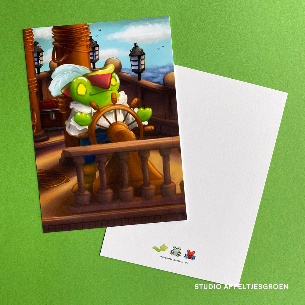 Frog Mail | Pirate Postcard
