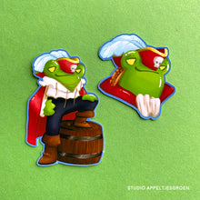 Load image into Gallery viewer, Frog Mail | Pirates Sticker Flakes
