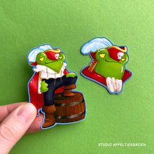 Load image into Gallery viewer, Frog Mail | Pirates Sticker Flakes
