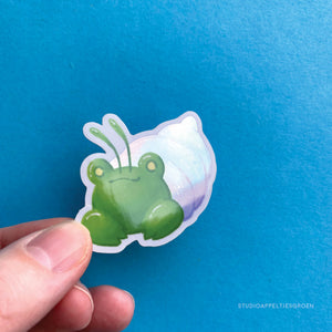 Frog Mail | Hermite Frog Holo Vinyl Sticker Flake