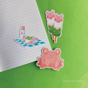 Frog Mail | Cherry blossoms Sticker Flakes