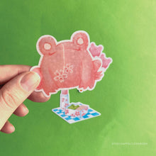Load image into Gallery viewer, Frog Mail | Cherry blossoms Sticker Flakes
