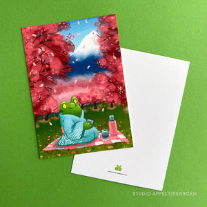 Frog Mail | Hanami Postcard