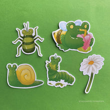 Load image into Gallery viewer, Frog Mail | Froggy insects Sticker Flakes
