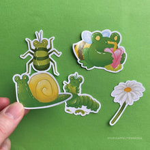 Load image into Gallery viewer, Frog Mail | Froggy insects Sticker Flakes
