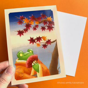 Frog Mail | Momiji Postcard