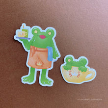 Load image into Gallery viewer, Frog Mail | Barista Sticker Flakes
