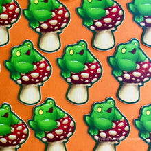 Load image into Gallery viewer, Floris the Frog | Amanita Vinyl sticker
