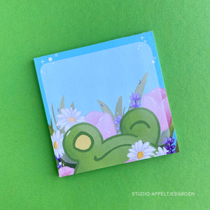 Floris the Frog | Flower field notepad