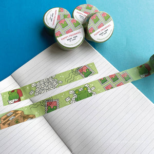 Floris the Frog | Frog Mail, washi tape