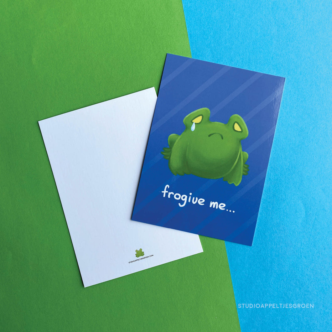 Greeting card | Frogive me