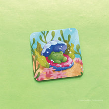 Load image into Gallery viewer, Floris the Frog | Oyster coaster
