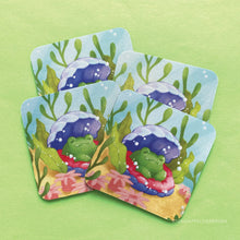 Load image into Gallery viewer, Floris the Frog | Oyster coaster
