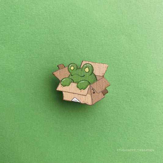 Wood pin | Parcel box frog