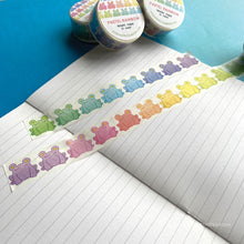 Load image into Gallery viewer, Floris the Frog | Pastel Rainbow, washi tape

