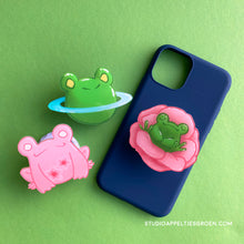 Load image into Gallery viewer, Floris the Frog | Phone grips LAST STOCK
