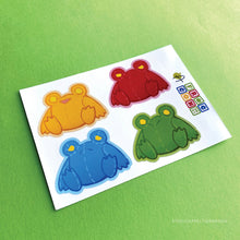 Load image into Gallery viewer, Frog Con 21 | Plush Floris sticker sheet
