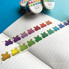 Load image into Gallery viewer, Floris the Frog | Rainbow, washi tape
