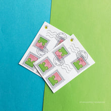 Load image into Gallery viewer, Floris the Frog | Frog Mail Stamps

