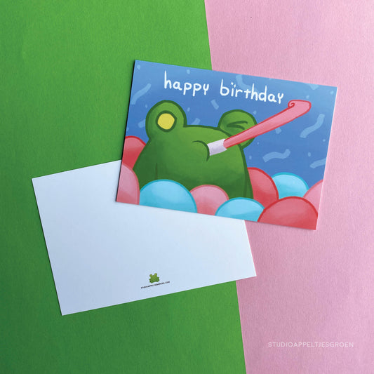 Birthday card | Birthday frog
