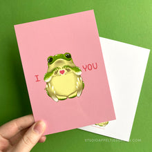 Load image into Gallery viewer, I FROG YOU | Valentine&#39;s Day Card
