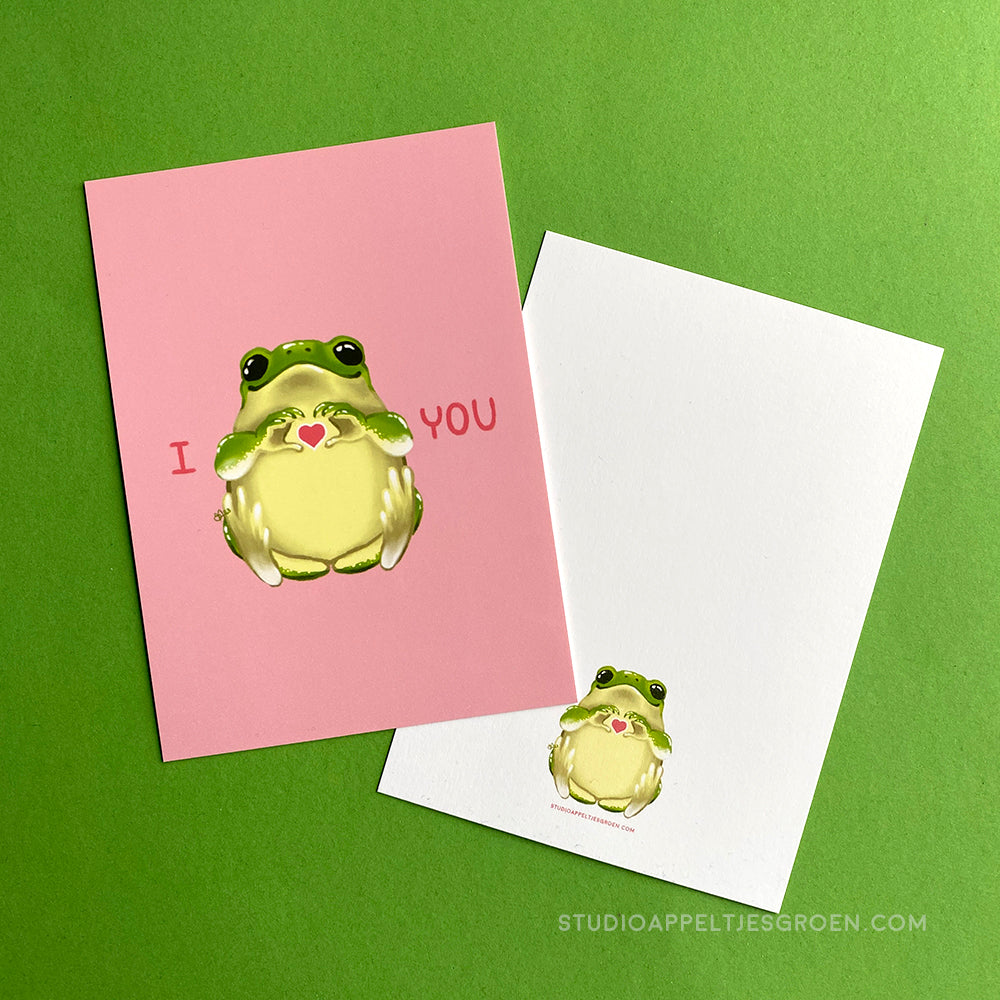 I FROG YOU | Valentine's Day Card